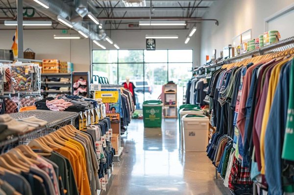 Quelles stratégies peuvent être utilisées par les magasins de vêtements pour impliquer activement les clients dans des initiatives de recyclage de vêtements ?