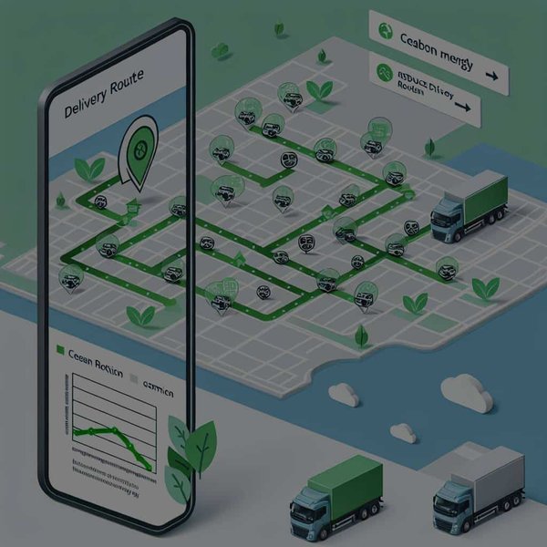 Quelle méthode pour l'optimisation des itinéraires de livraison afin de réduire l'empreinte carbone ?